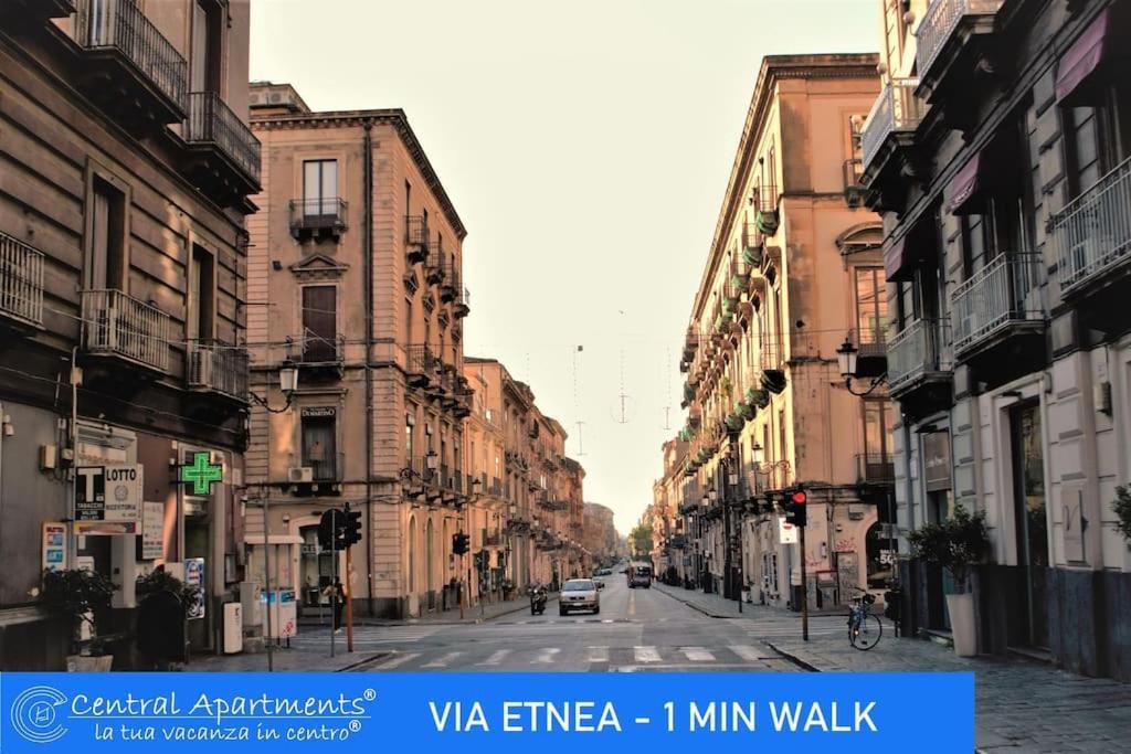Central Apartments Mezzanine - 1 Min To Via Etnea Catania Ngoại thất bức ảnh